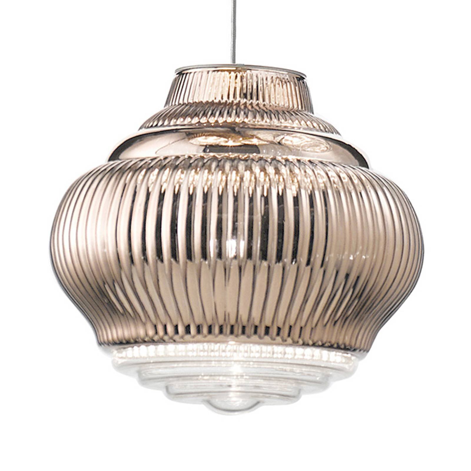 Hengelampe Bonnie, 130 cm roségull metallisk