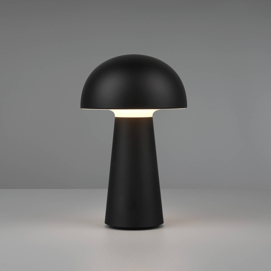 LED-bordlampe Lennon med batteri, svart