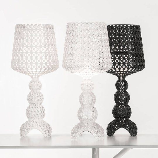 Kartell Mini Kabuki - LED-bordlampe, hvit