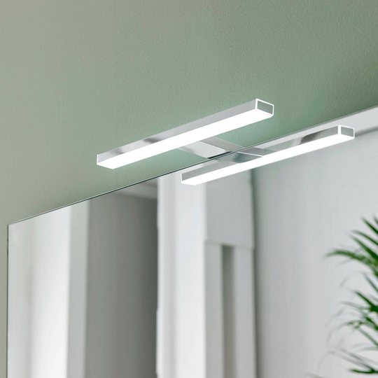 LED-speillampe Esther 2, krom, 28 cm