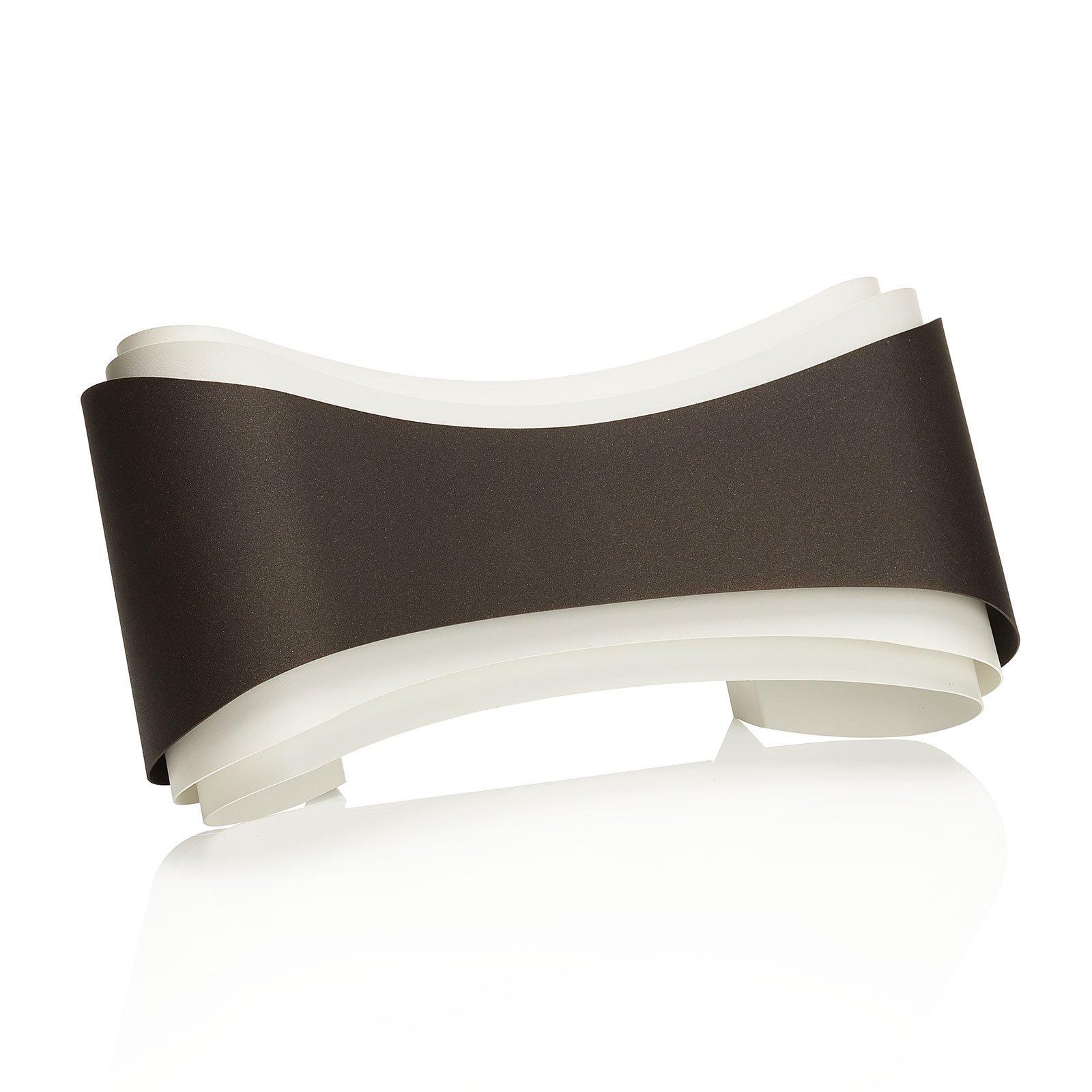 Bronsefarget designvegglampe Ionica