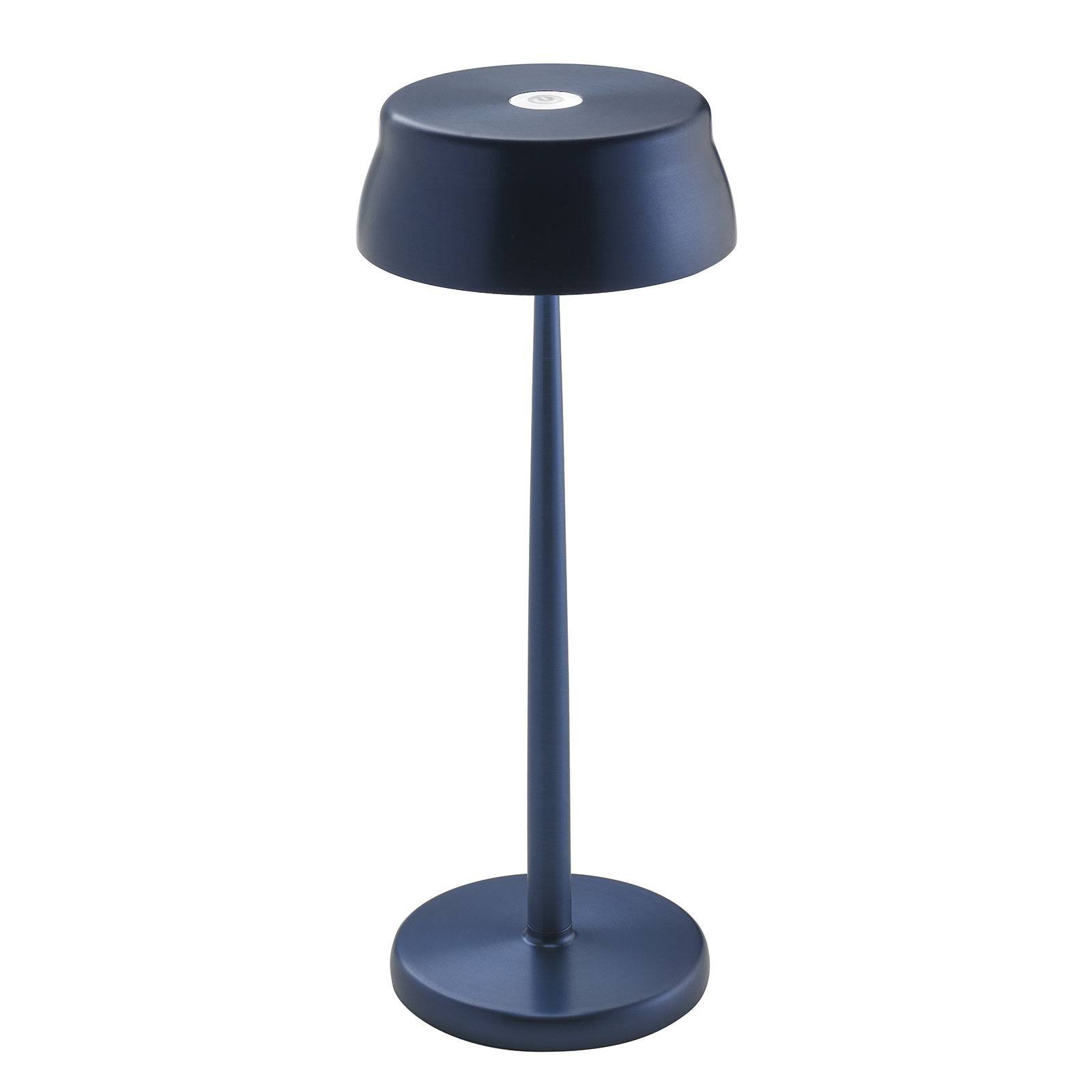 LED-bordlampe Sister Light, dimbar, blå