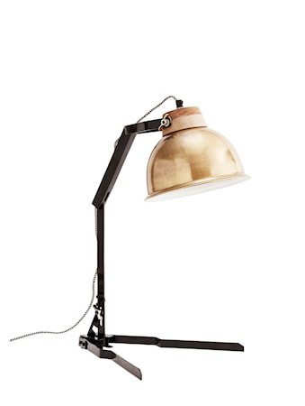 Bordlampe 35x58 cm - Messing/svart