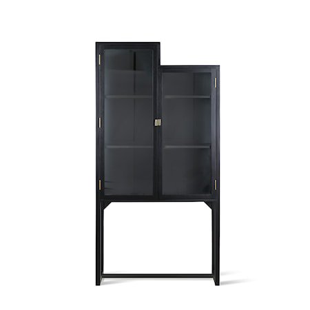 Stairs Cabinet showcase Black wood
