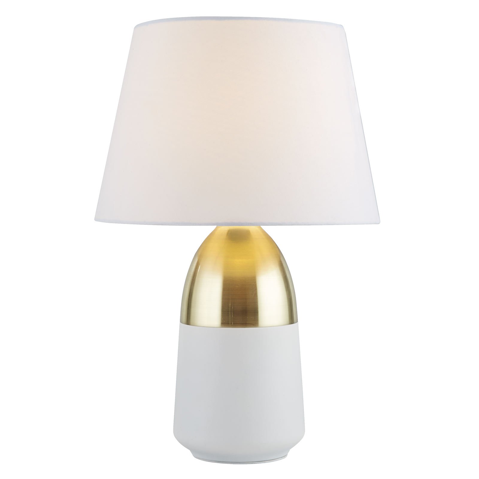 Bordlampe EU700340 i hvit/messing