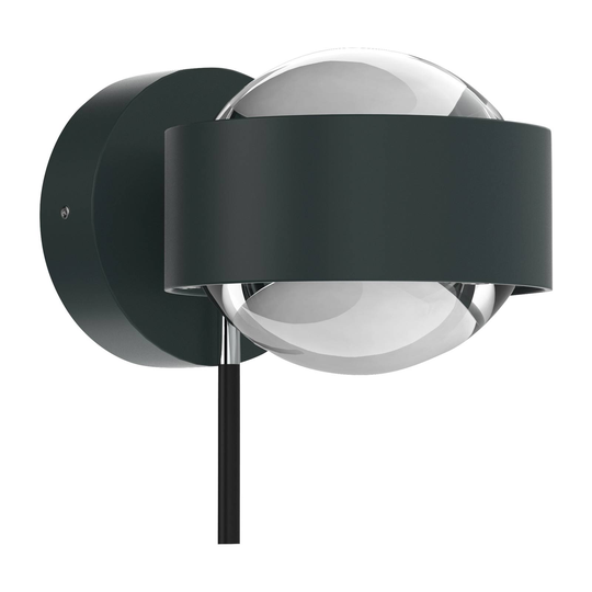 Puk Mini Wall+ G9 klare linser matt antras / krom