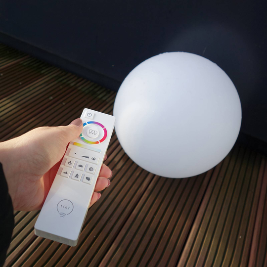 Müller Licht tint Calluna LED-kule hvit, 40 cm