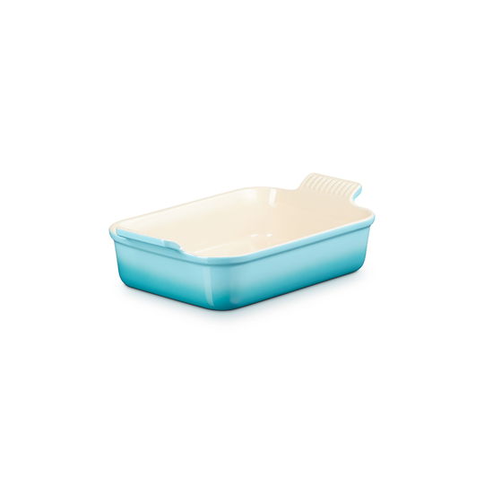 Le Creuset Heritage Rektangulært Fat 26cm Caribbean