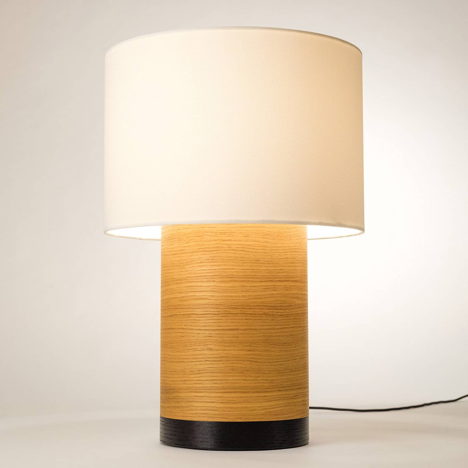 Bordlampe Klippa XL svart Trooper alabaster