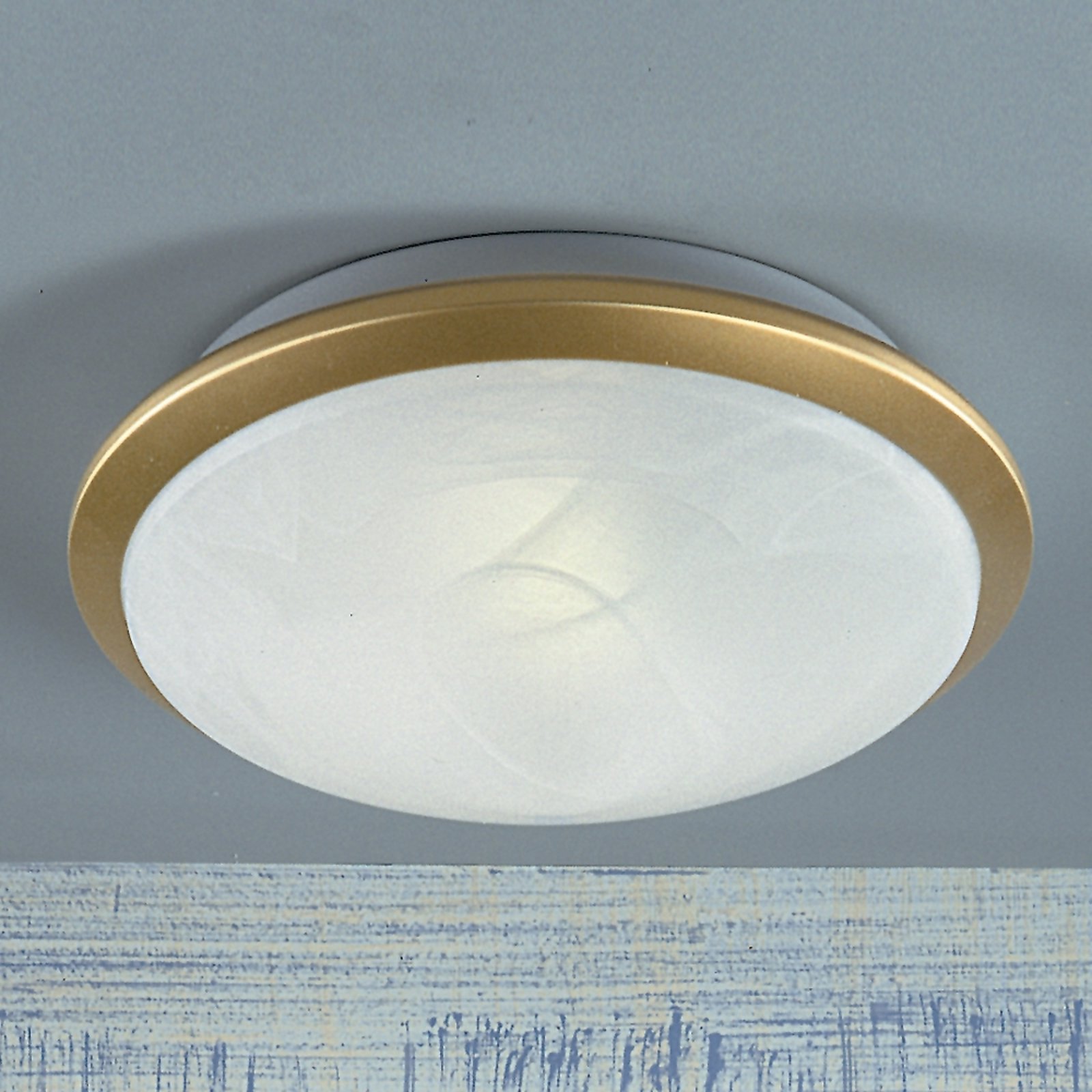 Vakker Corella taklampe 26 cm messing
