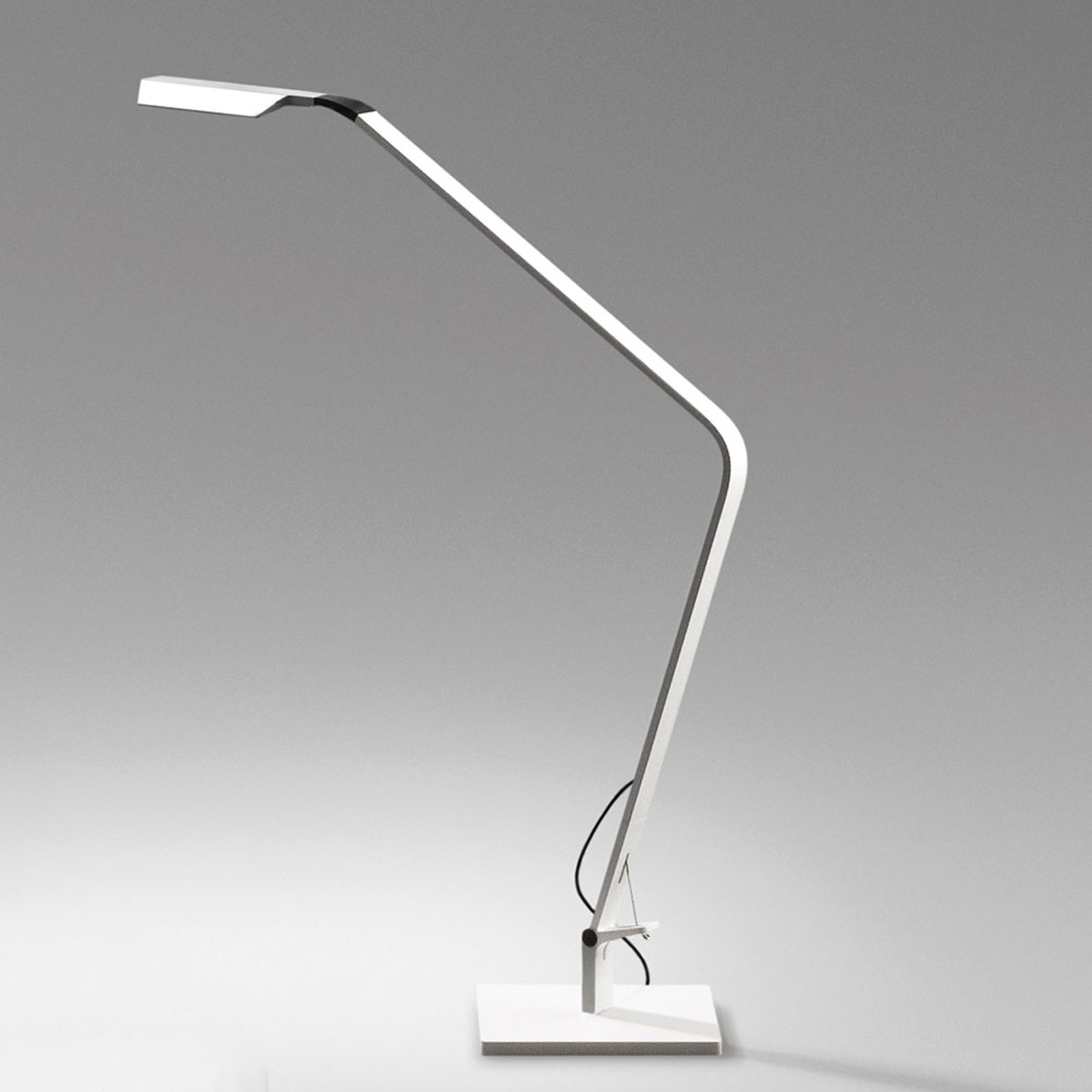 Flex dimbar LED bordlampe, matt hvit