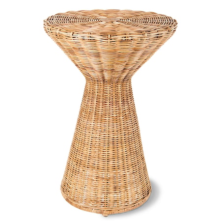 Rattan sidebord høyt