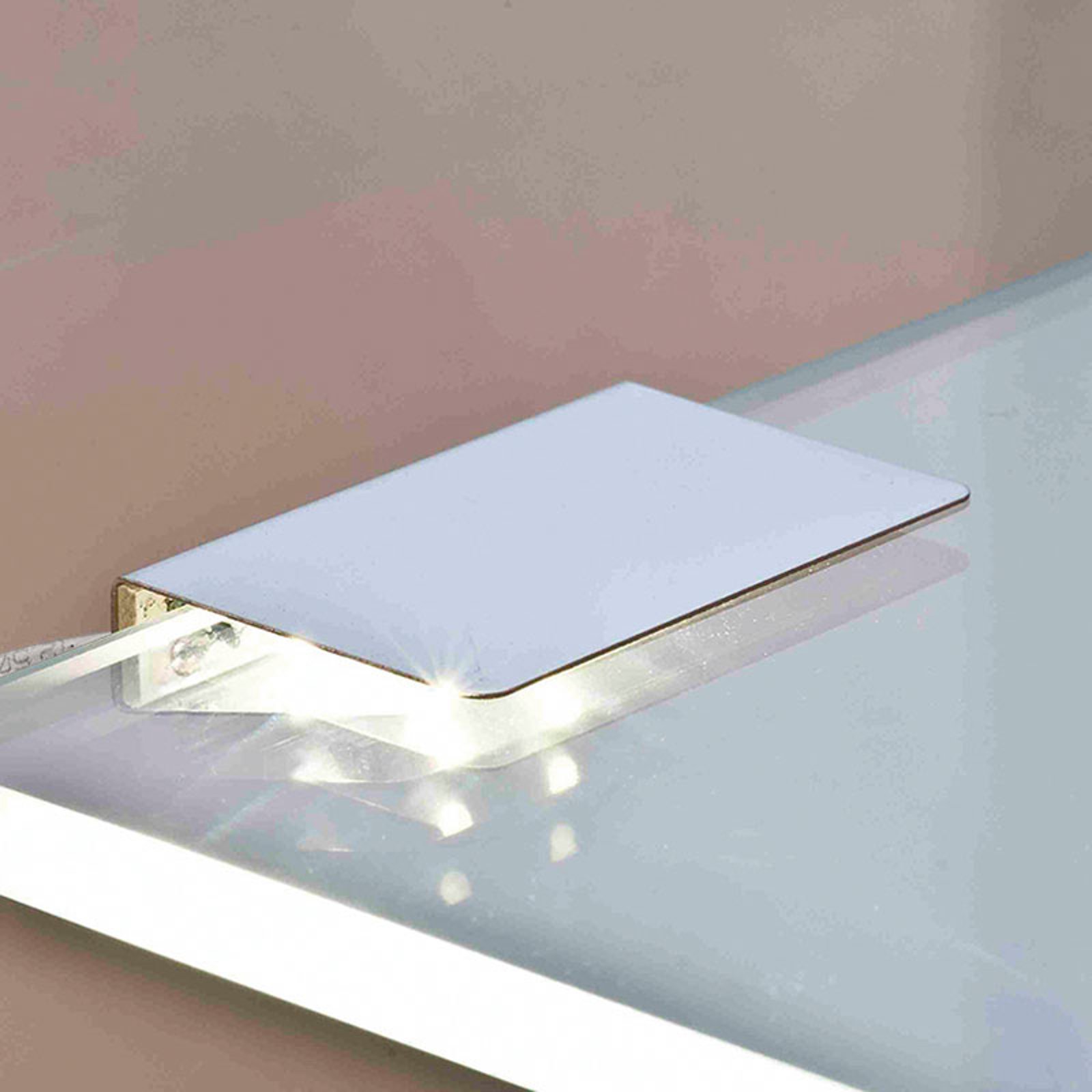 Glassplatebelysning LED_klips dobbelpakk varmhvit