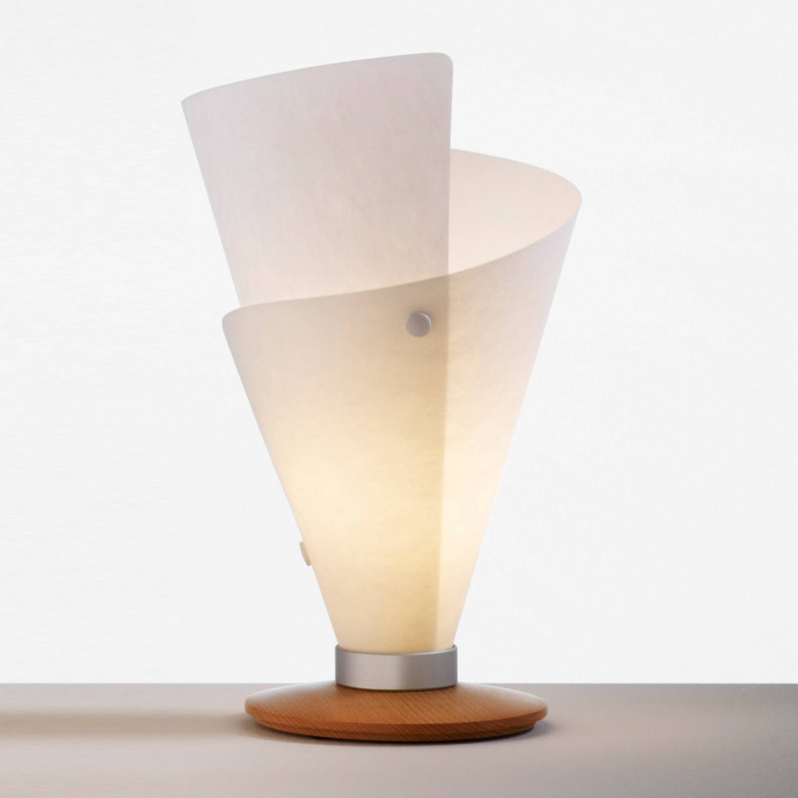 GARDE bordlampe i bøk