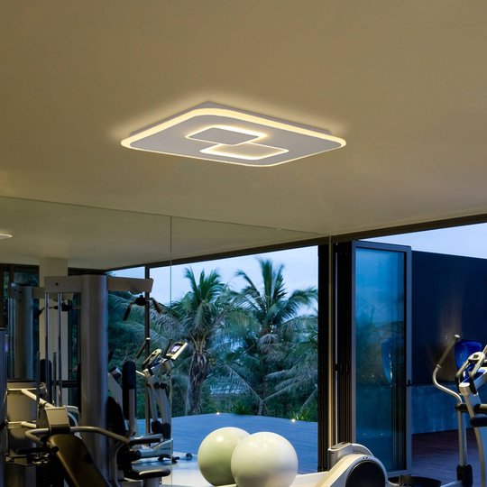 Quad LED-taklampe, tunable white, dimbar