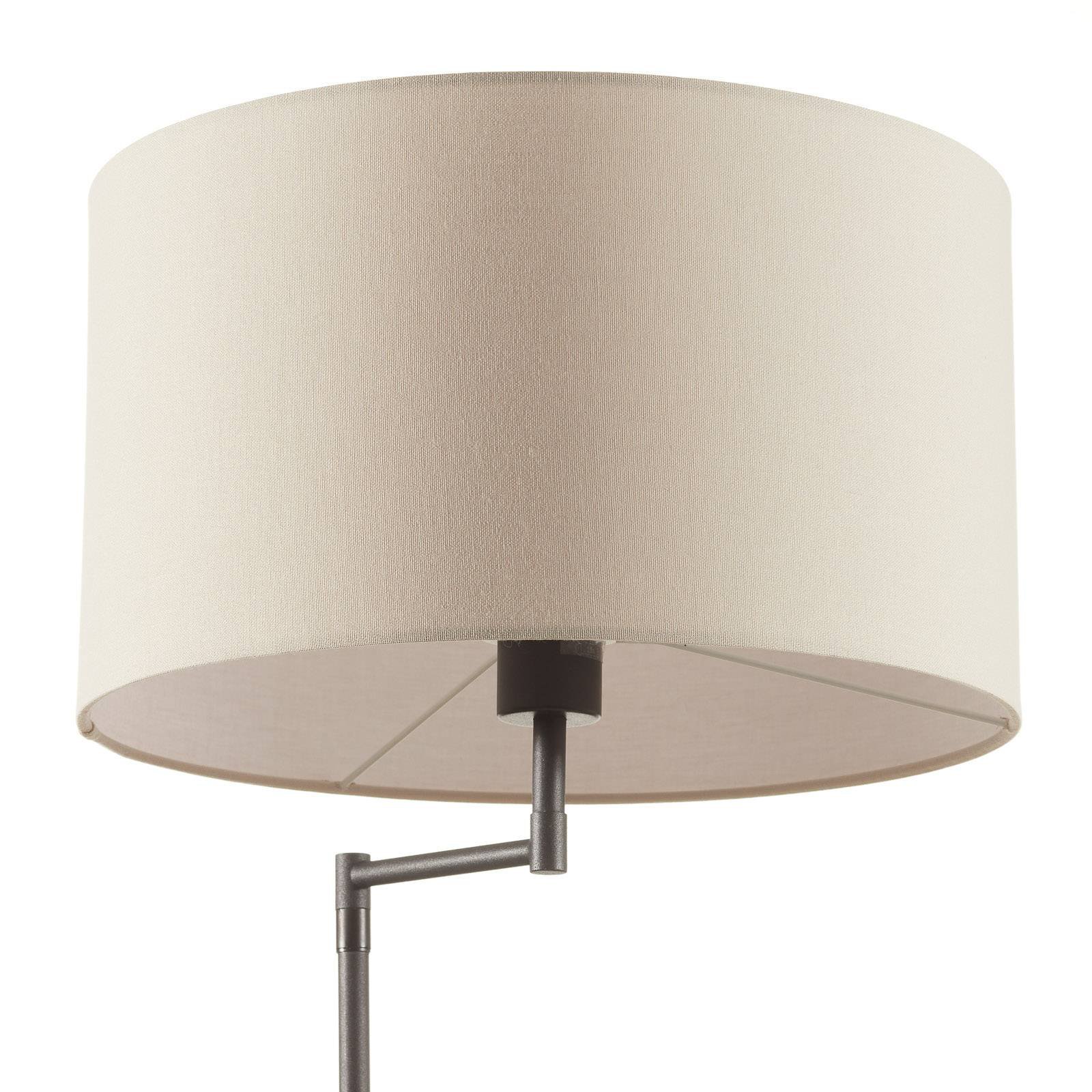 Gulvlampe Claas, hylle, USB-port, svart