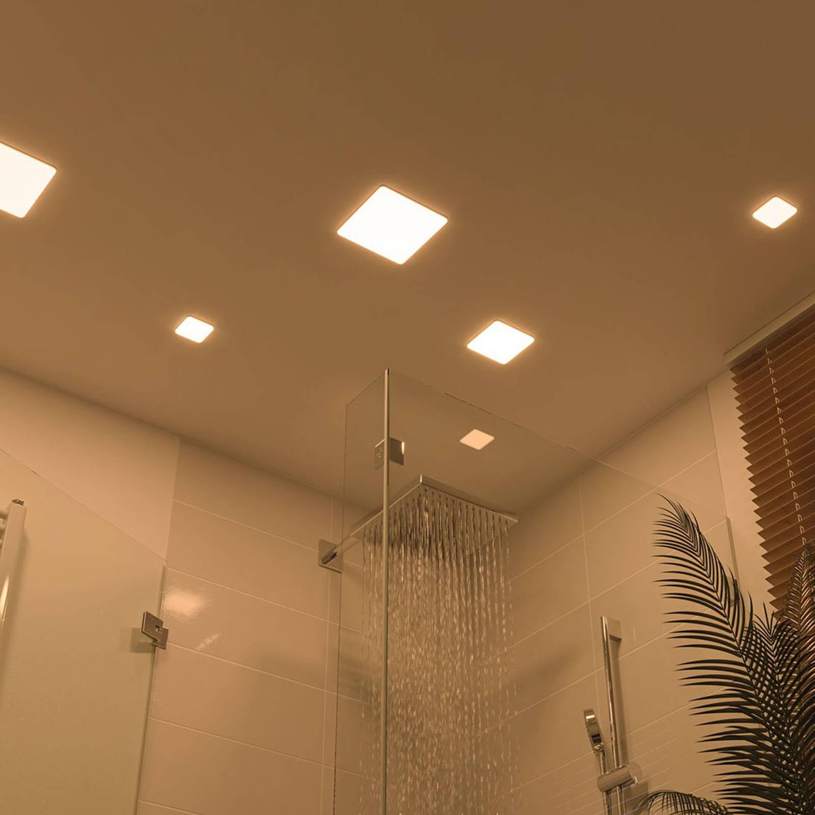 Paulmann LED-panel Veluna 3 000 K kantet 7,5 cm