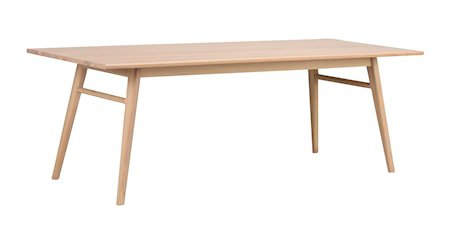 Nevis Spisebord Hvitpigmentert Eik 220 cm
