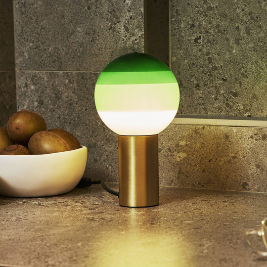 MARSET Dipping Light bordlampe grønn/messing