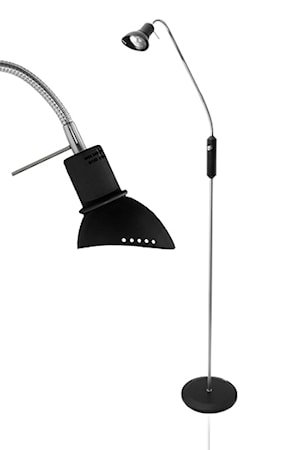 Gulvlampe Ingo Svart / Krom