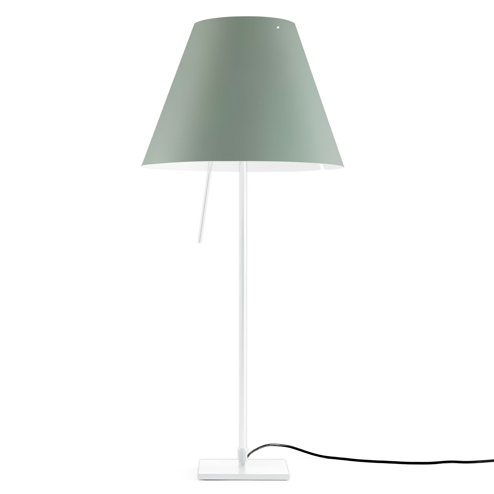 Luceplan Costanza bordlampe D13if hvit/grønn