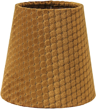 Queen Lampeskjerm Rute Okra 12 cm