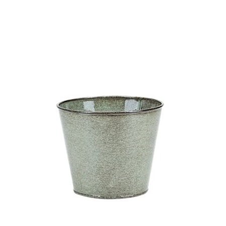 Krukke Metall Grønn 13 x 15 cm