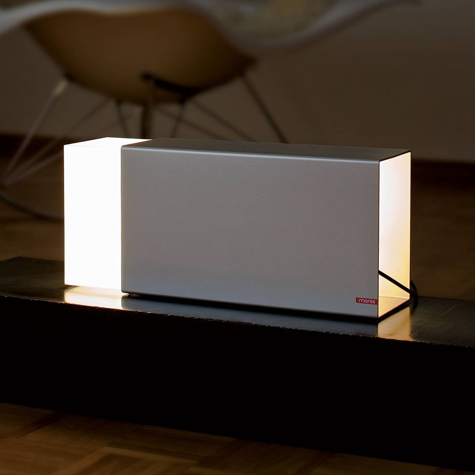 Bordlampe ERASER 380 sølv