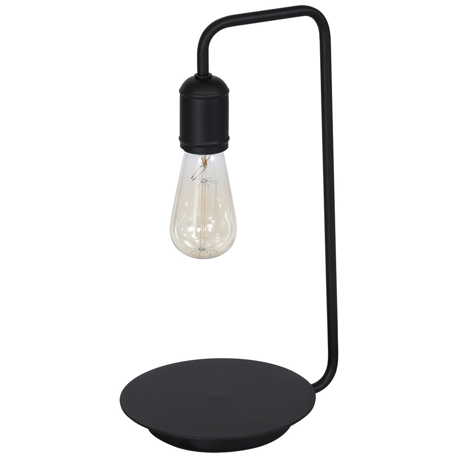 8985 bordlampe med åpen fatning, svart