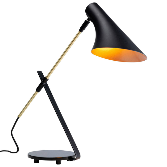 KARE Axe bordlampe, svart med kontrastdetaljer