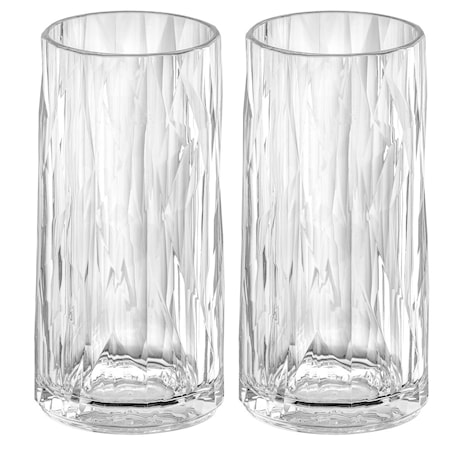 Club No. 8 lass 30 cl 2-pakning, Crystal Clear