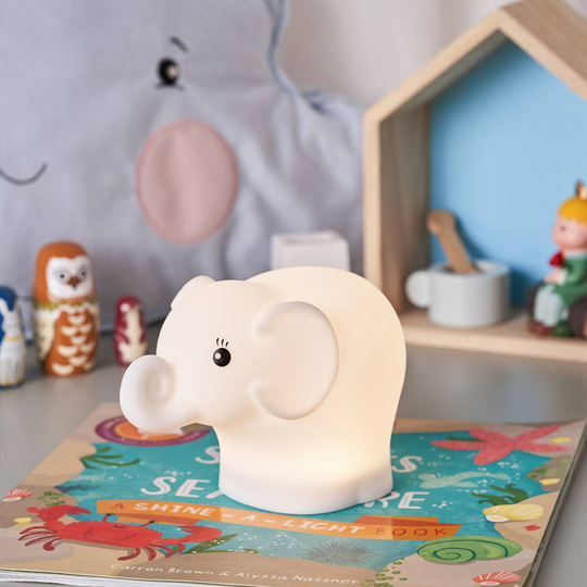 Pauleen Night Elephant LED-nattlampe, USB, RGBW