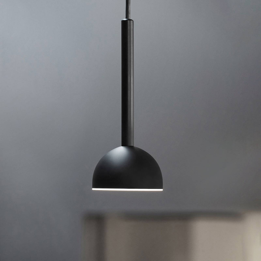 Northern Blush LED-pendellampe, 1 lyskilde, svart