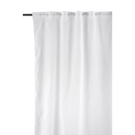 Plain Gardiner Hvit sett med 2 stk. 300x150 cm