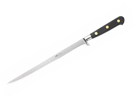 Fiskekniv stål/svart, l: 20 cm