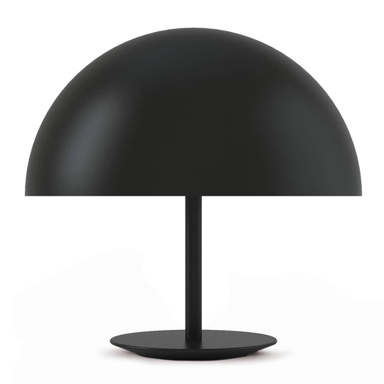Mater Dome bordlampe, Ø 40 cm, svart