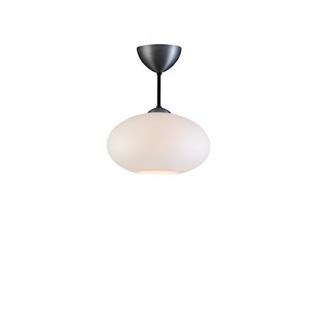 Bullo Plafond oksidert grå Opalglass 32 cm