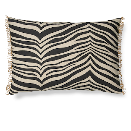 Zebra Pute Svart 40x60 cm