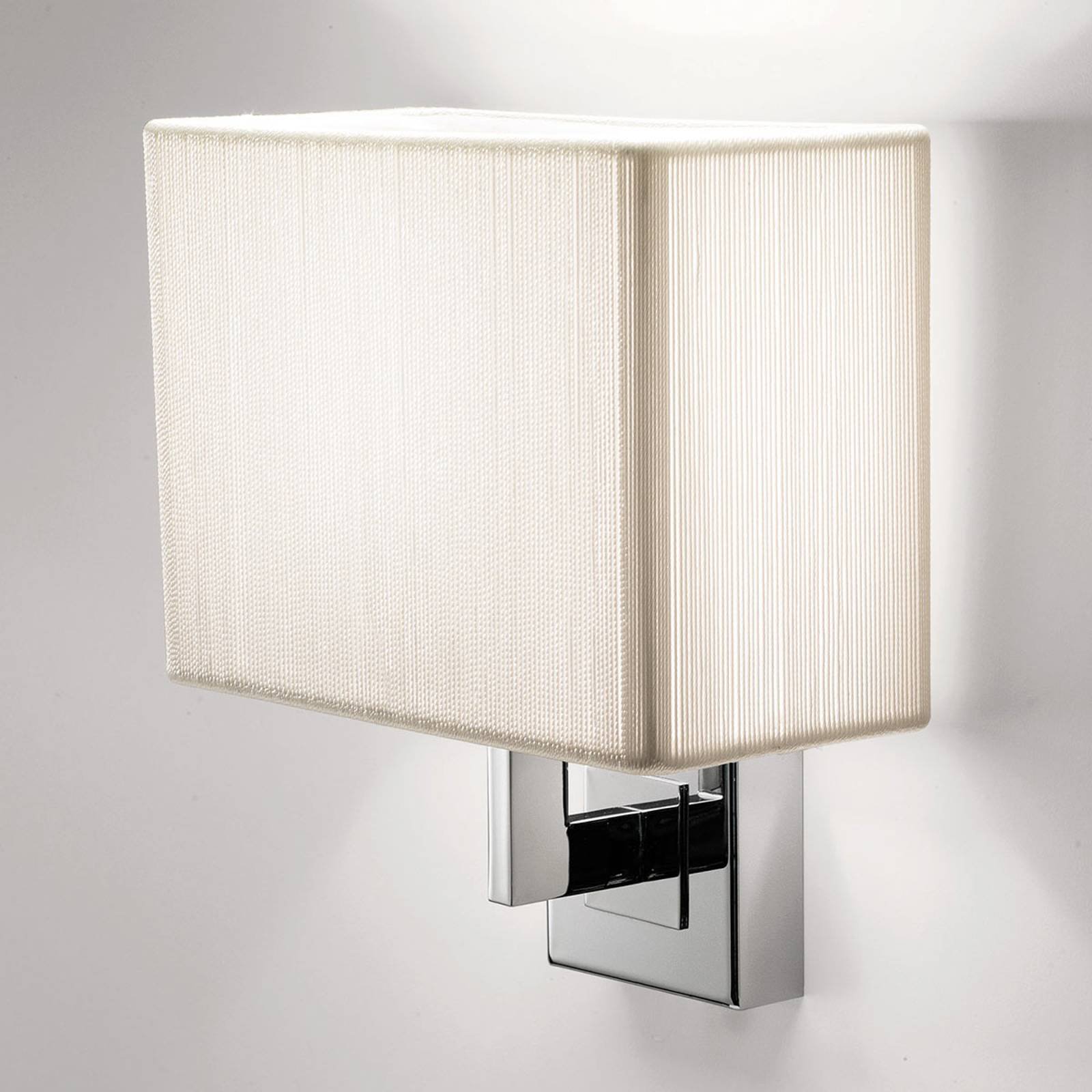 Axolight Clavius vegglampe hvit/krom