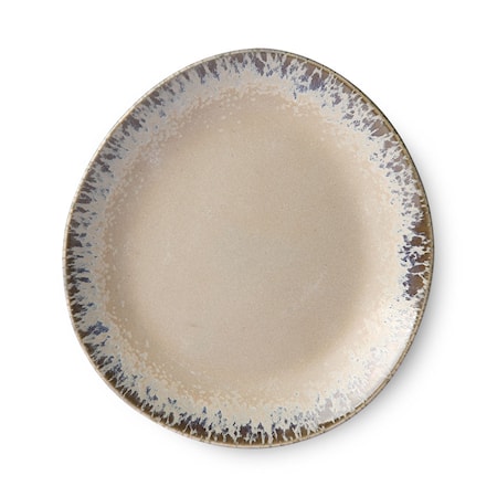 70's Keramikk Asjett Beige