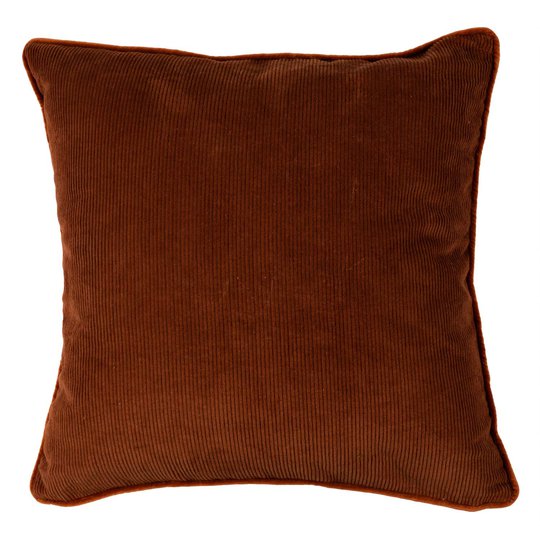 Putetrekk Corduroy brent oransje