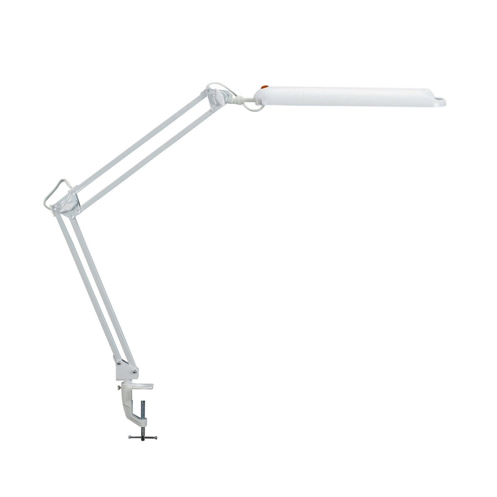 LED-bordlampe Atlantic m klemmefot hvit