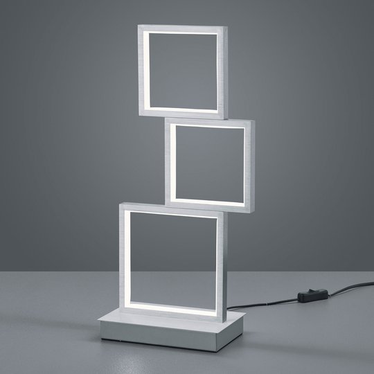 LED-bordlampe Sorrento, børstet alu