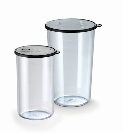 Miksebeger med lokk 400 + 600 ml til Bamix