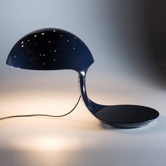 Martinelli Luce Cobra Scorpius bordlampe, blå