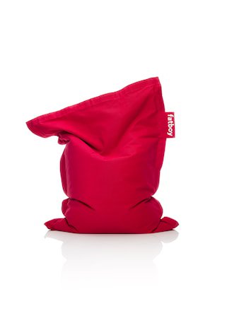 Fatboy® Junior Stonewashed Sittesekk Rød