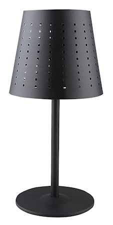 Alvar Utendørslampe Sol/USB Sort 48cm