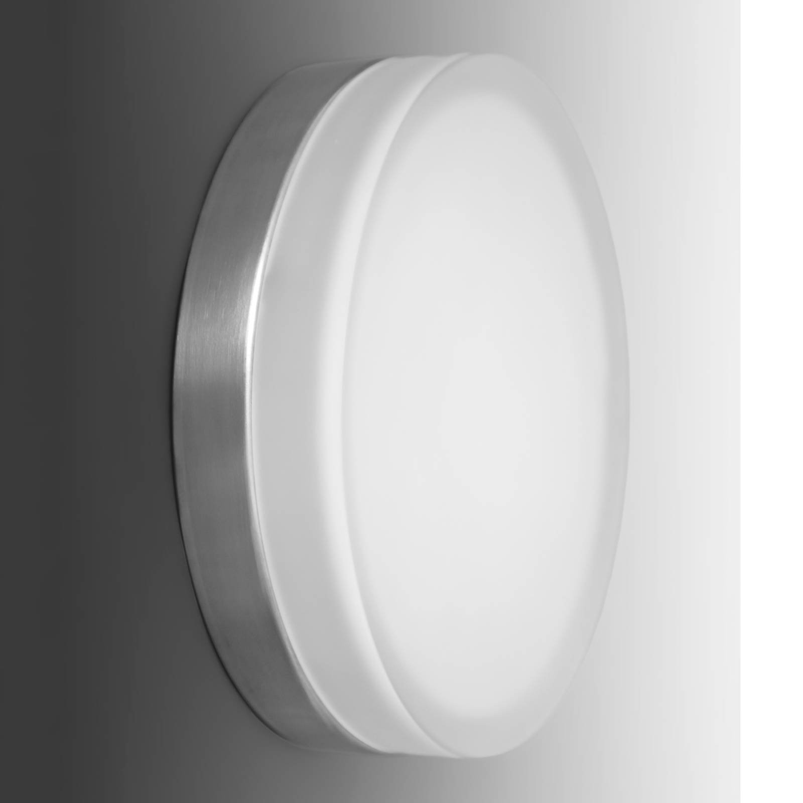 Enkel, rund LED-vegglampe Briq 01, 4 000 K