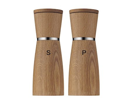 Ceramill saltkvern och pepperkvern ek 18 cm