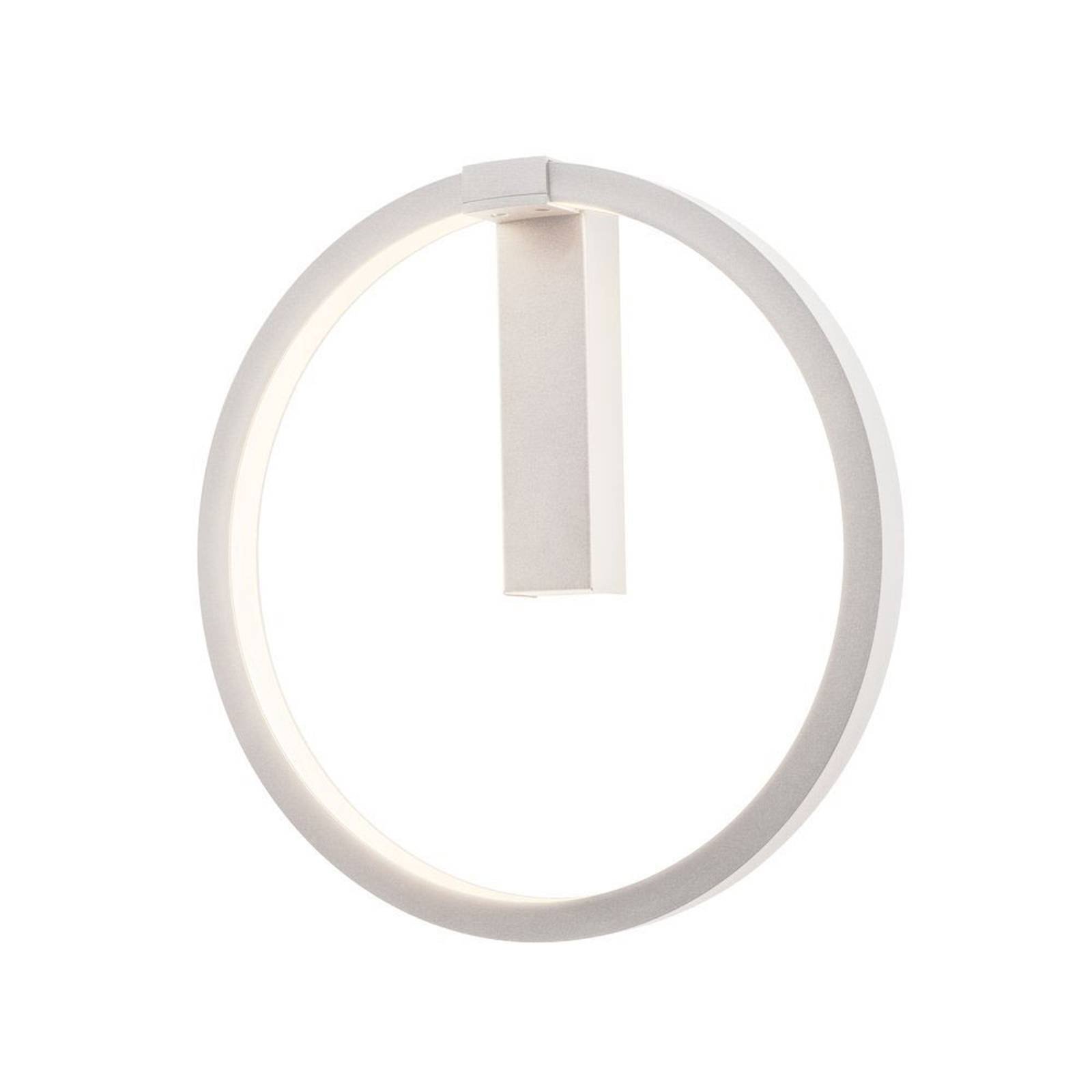 SLV One LED-vegglampe, DALI, hvit, Ø 40 cm